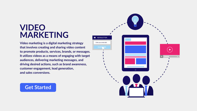 Video Marketing Design Concept