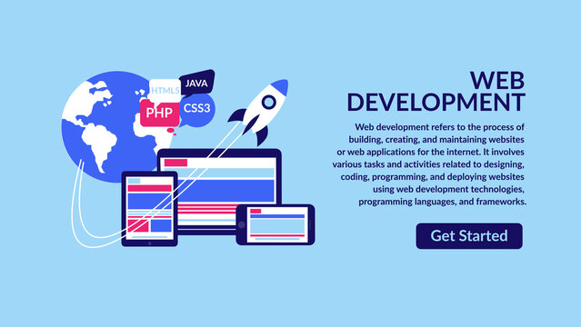 Web Development Design Concept