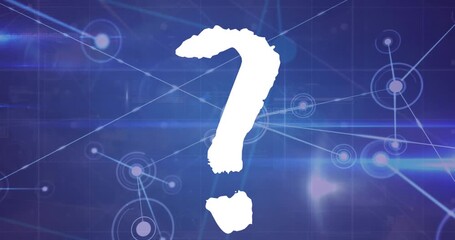 Animation of network of connections and data processing over human skeleton model - Powered by Adobe