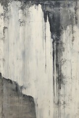 abstract painting in shades of gray and white