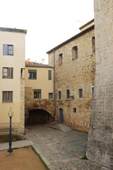 Fototapeta premium The old town of Girona, Spain