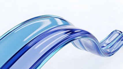 Dise&ntilde;o abstracto, forma hologr&aacute;fica ondulada, representaci&oacute;n 3d