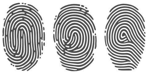 Fingerprint: Intricate patterns of unique fingerprints, showcasing the detailed ridges that define each individual's identity, symbolizing individuality and personal identification.