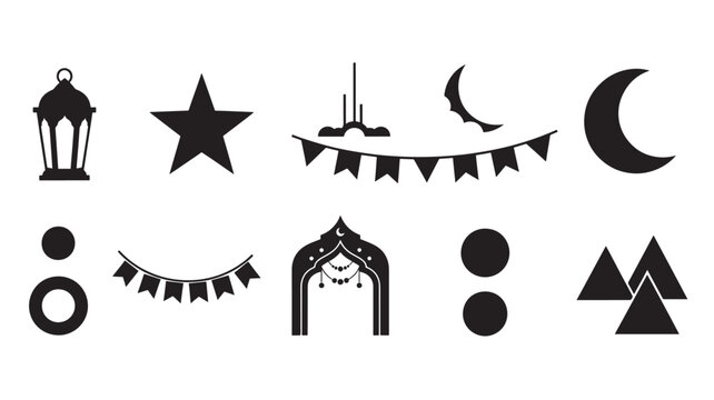 Ramadan Symbols and Icons
