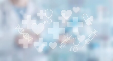 Medical Innovation Concept with DNA Helix Illustration