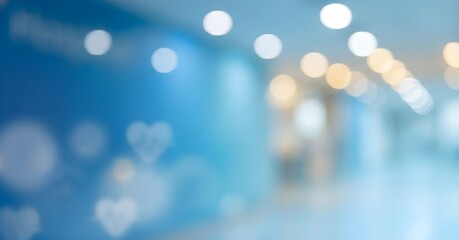 Abstract Medical Background with Heart and Healthcare Symbols