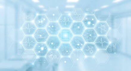 Modern Healthcare Concept with Medical Data and Technology