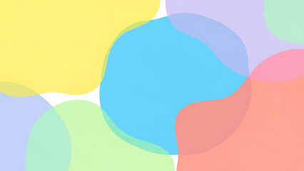 Abstract colorful background illustration featuring a vibrant rainbow wave pattern and floral elements with pink heart shapes and blue curves for a modern vector wallpaper design