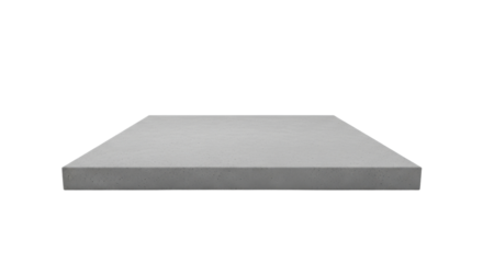 Light gray concrete slab surface isolated on black background image