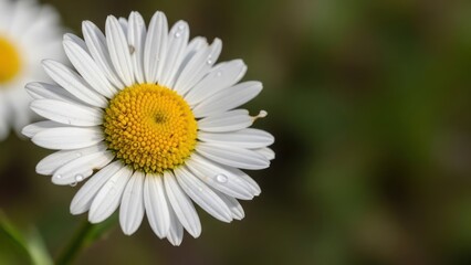 Fototapeta premium Close-up of a White Daisy Flower.