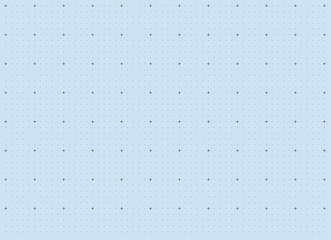Light blue background with small gray dots
