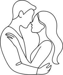 couple love time vector design art illustrator