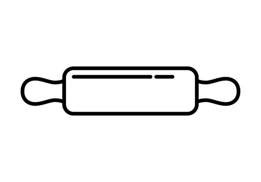 Icono de rodillo de cocina para amasar masa de panader&iacute;a