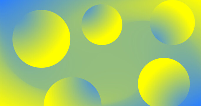 Yellow Blue Abstract background with Bubbles Copy Space pattern for covers banners flyers and posters