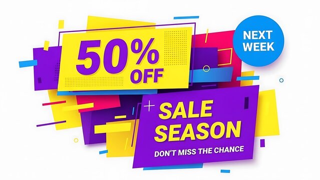 Exciting sale season alert with 50 percent off next week