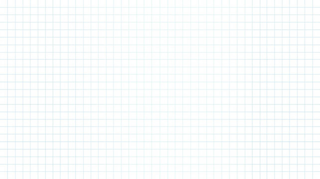 A white sheet of paper with a light blue grid pattern, suitable for various uses