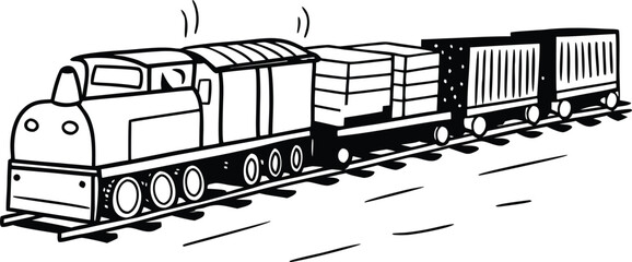 High-Speed Cargo Train Logistics Design for Freight & Supply Chain Industry