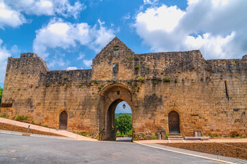 La Porte des Tours the Main Gateway to Domme the Dordogne France View From Inside Village
