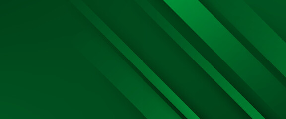Geometric Green Background with Diagonal Stripes and Gradients. abstract gradient green background. vector illustration