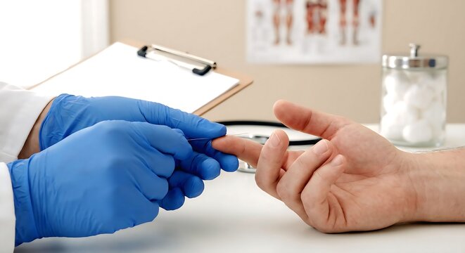 Electron microscope view of rod-shaped bacteria