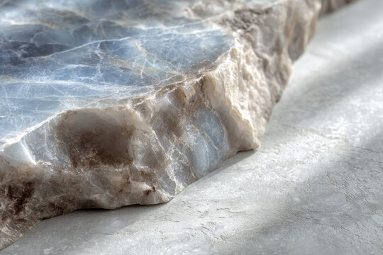 Pale soapstone background with silky matte finish and faint cloudy mottling