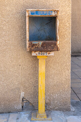 View of Ruins of Processional street of ancient Babylon, Hillah, Iraq