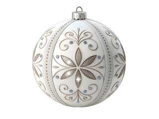 Fototapeta premium christmas ball isolated on white