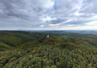 Naklejka premium Panoramic View of Gračanica Tower near Baćindol, Croatia