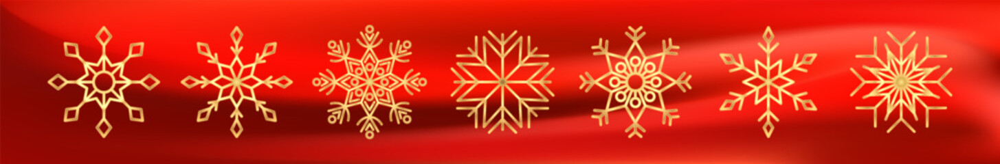 Gold glitter snowflake icon. Winter Christmas sparkling design