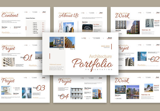 Architecture Portfolio Presentation Layout