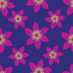 Fototapeta premium seamless floral pattern