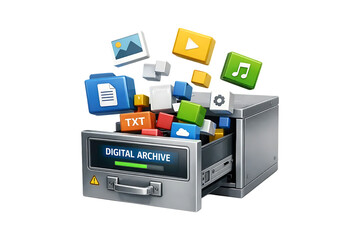 Digital Archive Filing Cabinet.