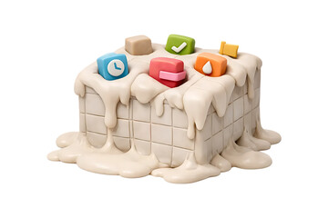 Melting White Chocolate Cake.