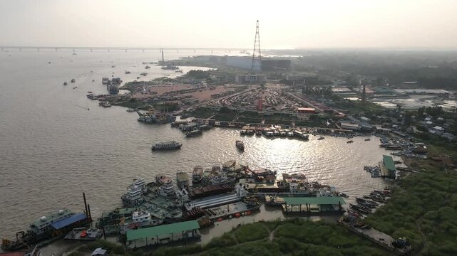 Aerial Drone View of Padma Bridge, Bangladesh&rsquo;s Largest Infrastructure Project in 4K- 09