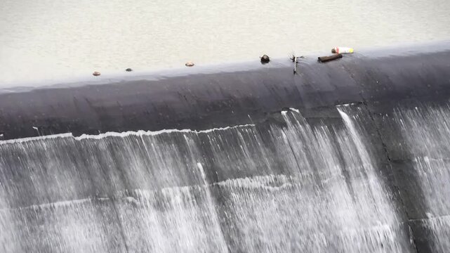 Water Dam at " Telaga Tunjung , in Tabanan regency of Bali