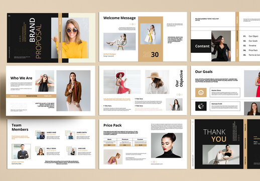 Brand Proposal Template Design