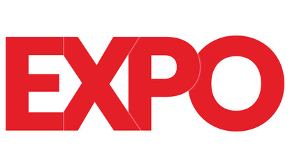 Obraz premium EXPO Wordmark Logo