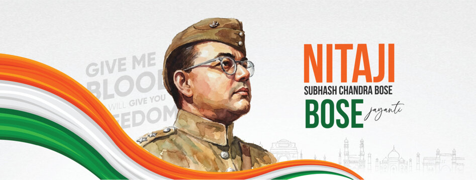 Netaji Subhash Chandra Bose Jayanti Social Media Post