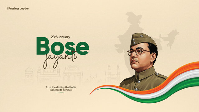 Netaji Subhash Chandra Bose Jayanti Social Media Post