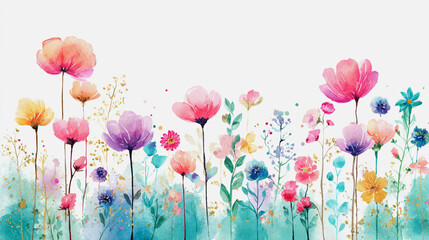 watercolor botanical rose flowers texture template background.Elegant wedding invitation card background . Minimal hand painted Design for wedding or Valentine's Day