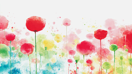 watercolor botanical rose flowers texture template background.Elegant wedding invitation card background . Minimal hand painted Design for wedding or Valentine's Day