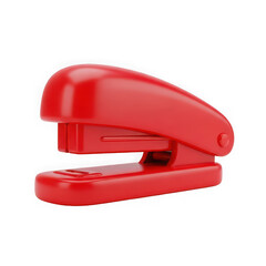 3d rendered red stapler