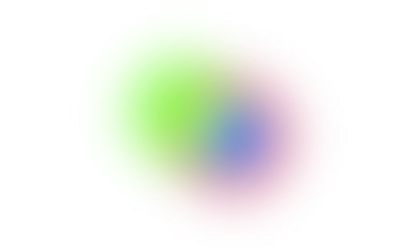 Blurred gradient holographic shapes isolated on transparent background. Rainbow color blurry circles and abstract gradient blobs. Design elements for overlay, compositing, digital background, PNG - Powered by Adobe