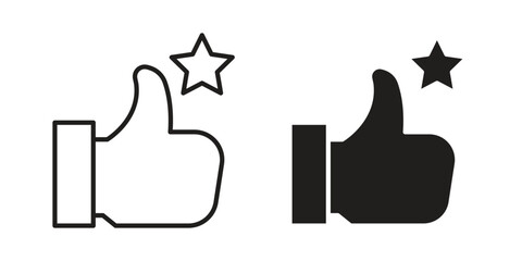 Appreciation icons vector design template simple and clean