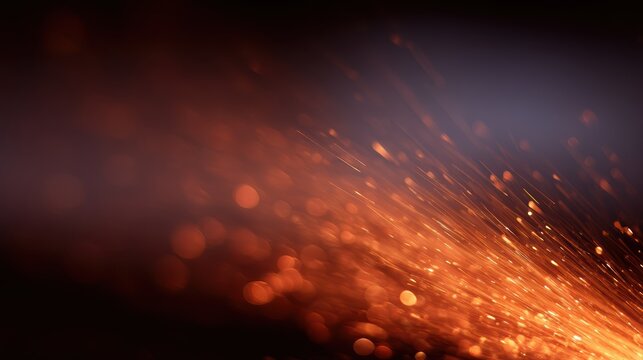 Glowing sparks abstract bonfire night background