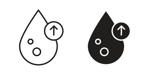 High cholesterol icons vector design template simple and clean