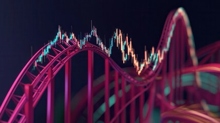 Volatile trading with sharp swings, Market plummets with unpredictable rapid movements creating anxiety, Extreme price drops trigger crisis scenarios and heightened risk awareness among traders