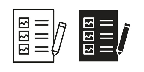 Storyboard icons vector design template simple and clean