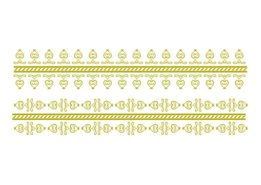 Measuring tape on white background