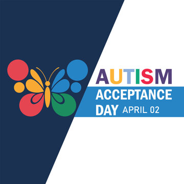 Autism Acceptance Day campaign banner. Neurodiversity Awareness. Vector poster.